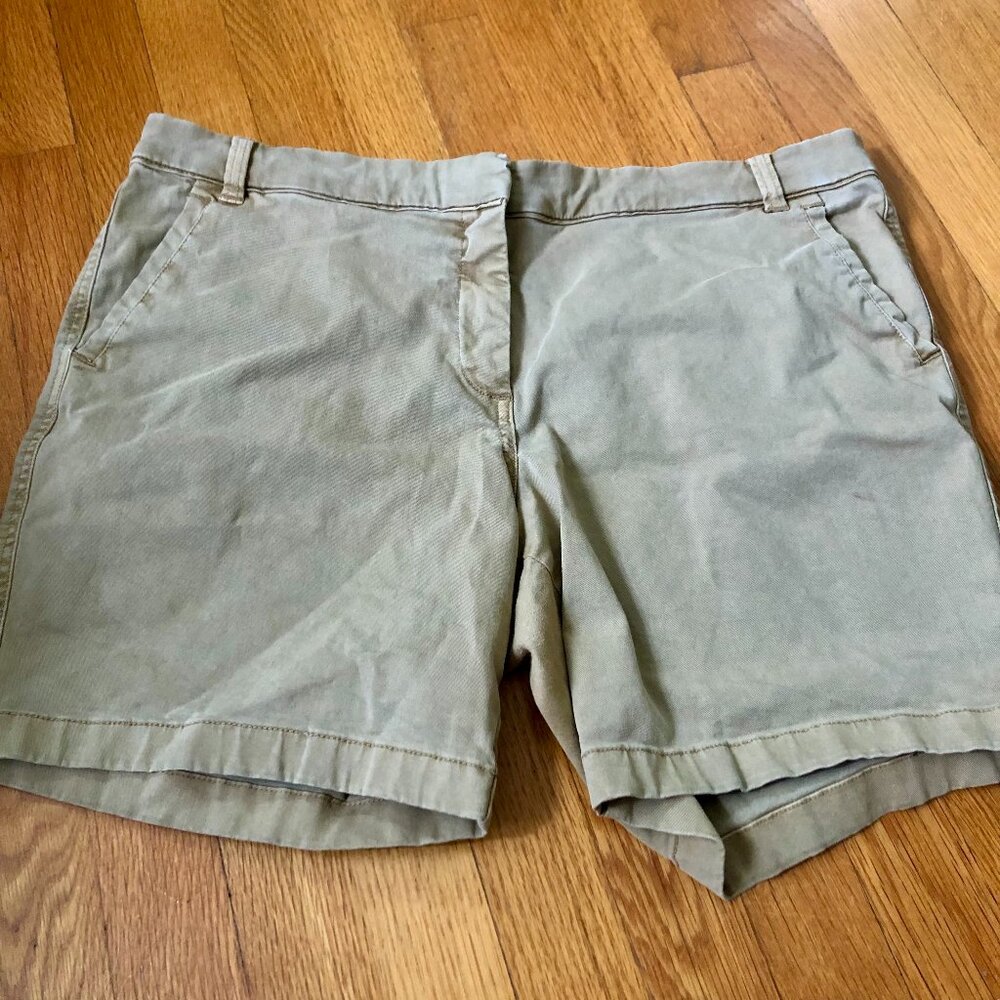 J.Crew Khaki shorts, Size 16